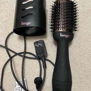 Lange Black and Bronze Hair Dryer Brush